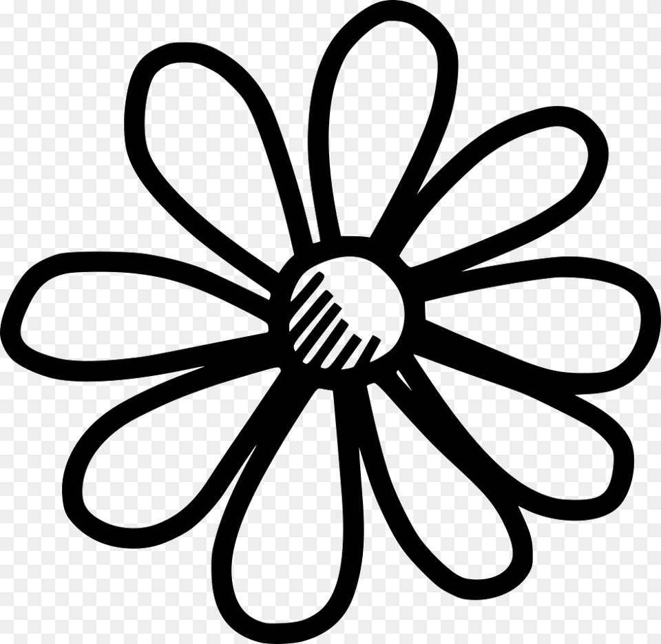 Chamomile Flower Spring Vector Graphics, Daisy, Plant, Stencil, Ammunition Free Png Download