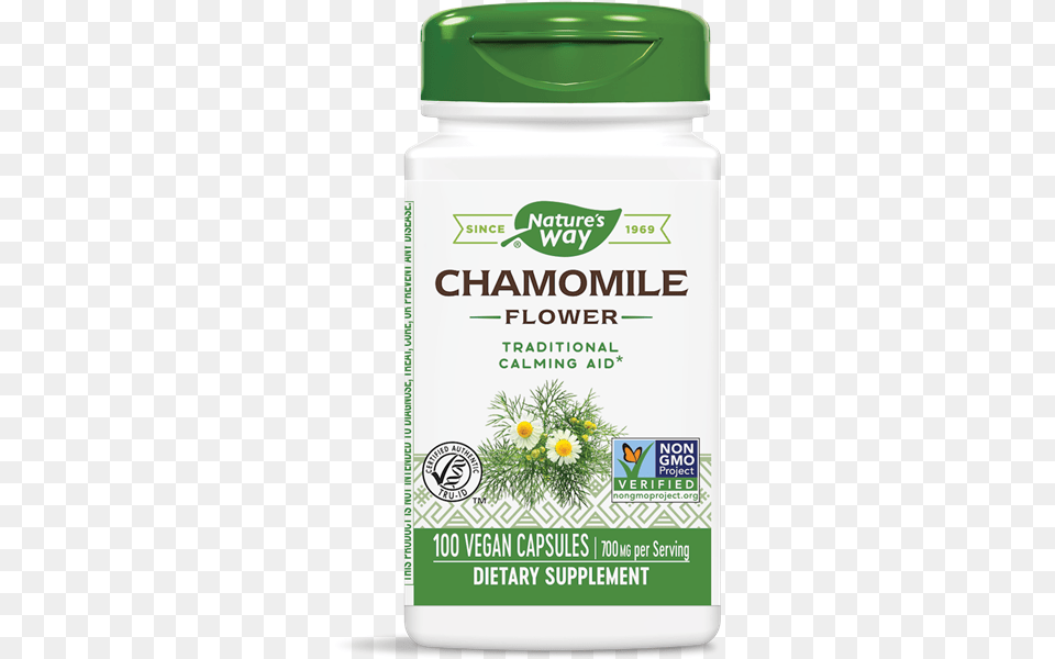 Chamomile Flowers 100 Caps Natureu0027s Way Natures Way Eyebright Herb, Herbal, Herbs, Plant, Flower Png