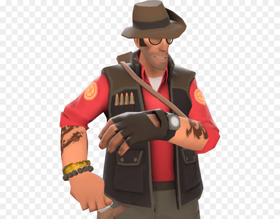 Champ Stamp Tf2 Czapka Ellisa, Clothing, Vest, Hat, Box Free Png