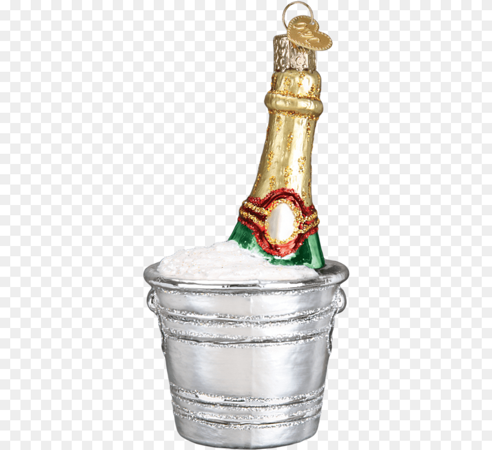 Champagne, Bucket, Bottle, Cake, Dessert Free Png