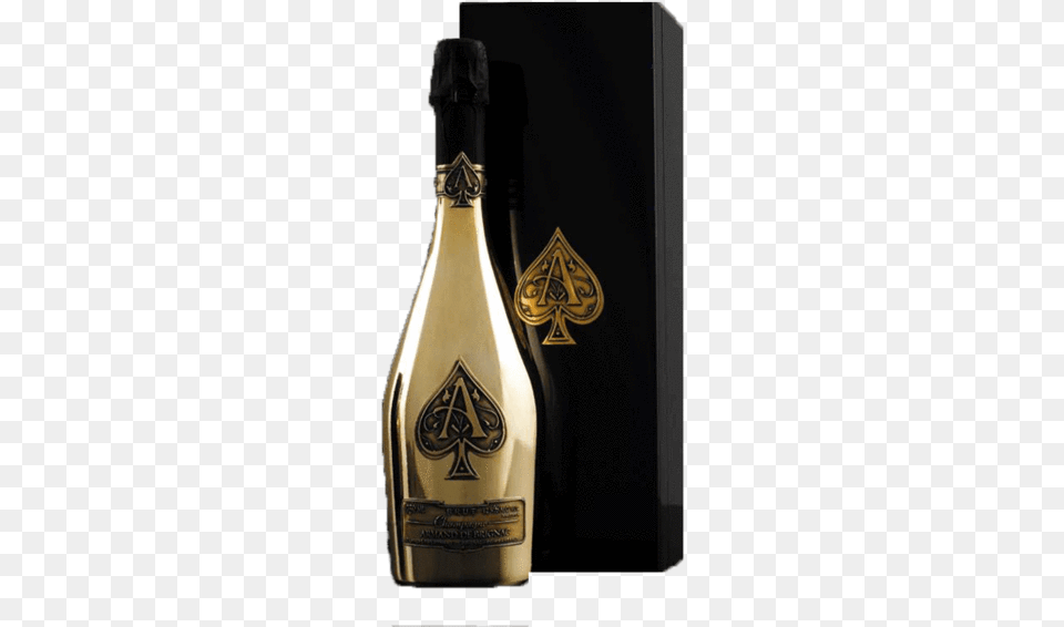 Champagne Armand De Brignac Precio, Bottle, Alcohol, Beverage, Liquor Png Image
