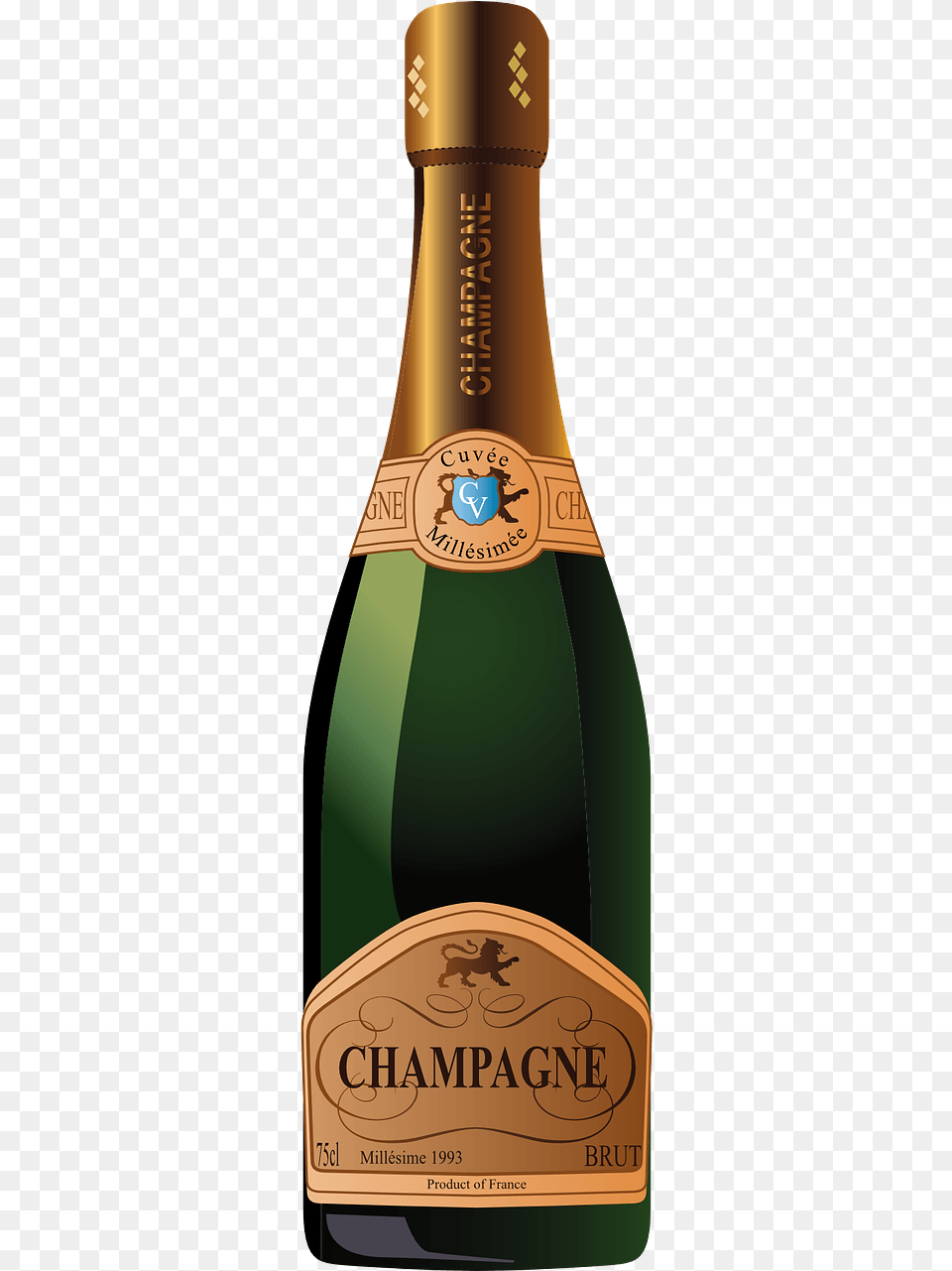 Champagne Bottle Clipart Champagne Mockup Psd Alcohol, Beverage, Liquor, Wine Free Png Download