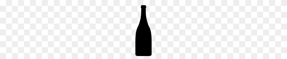 Champagne Bottle Icons Noun Project, Gray Free Transparent Png