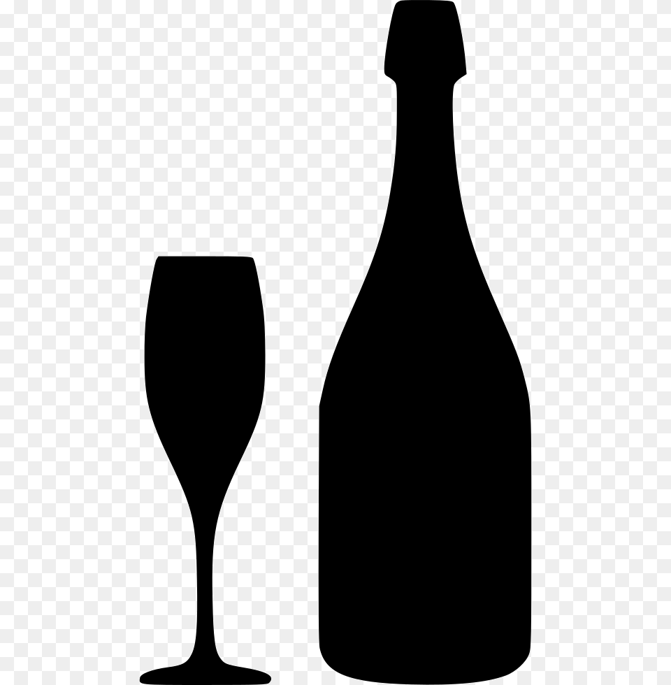 Champagne Bottle Svg, Alcohol, Wine, Liquor, Wine Bottle Free Png Download