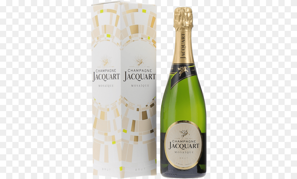 Champagne Brut Mosaique Jacquart Champagne, Alcohol, Beverage, Bottle, Liquor Free Png Download