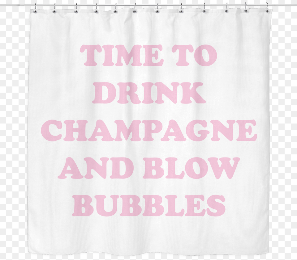 Champagne Bubbles, Curtain, Text, Shower Curtain Png Image