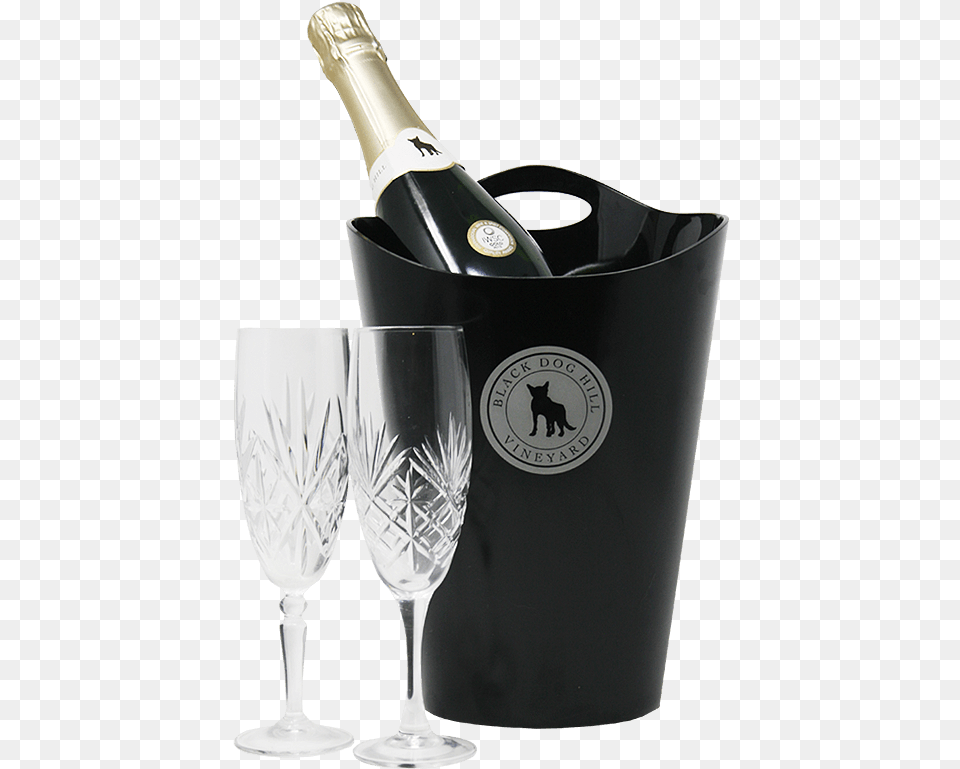 Champagne Bucket Wine Glass, Bottle, Alcohol, Liquor, Wine Bottle Png Image