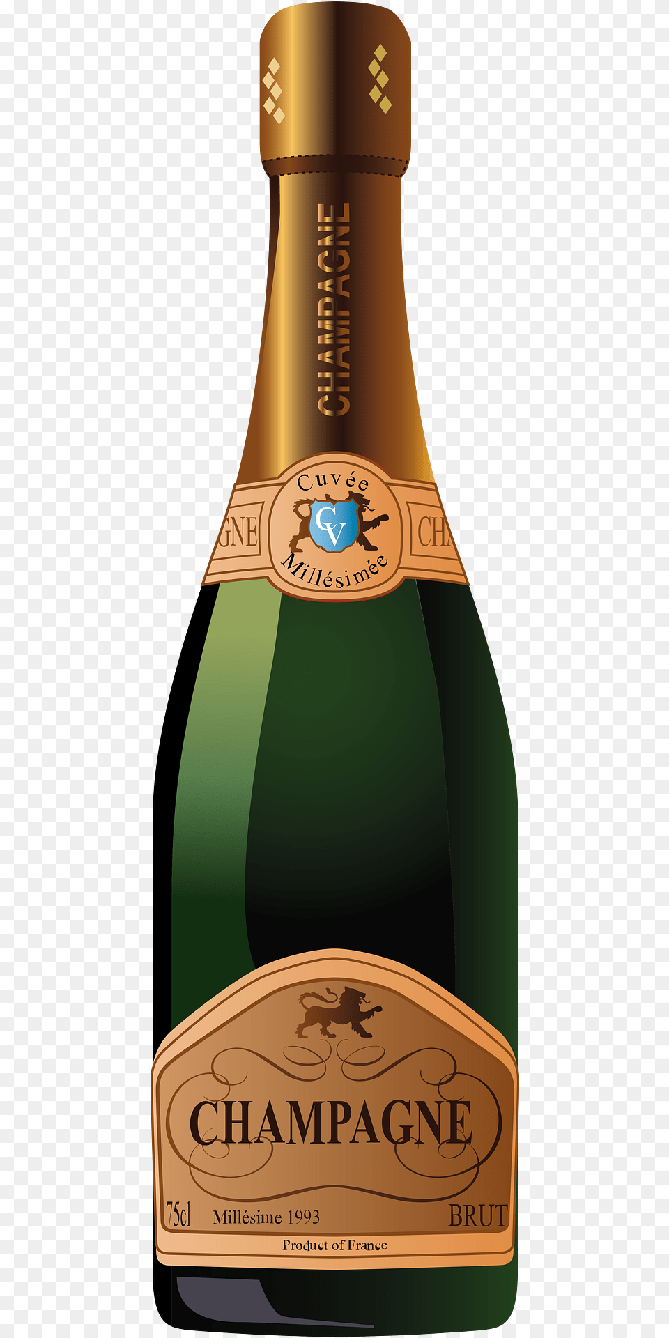 Champagne Clipart, Bottle, Alcohol, Beverage, Liquor Png