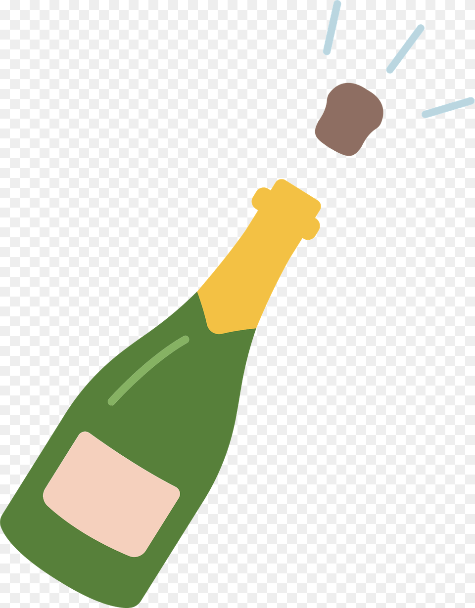 Champagne Clipart, Alcohol, Beverage, Bottle, Liquor Png Image
