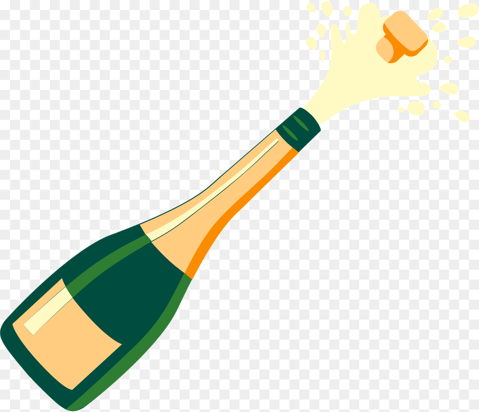 Champagne Clipart, Brush, Device, Tool, Smoke Pipe Free Png