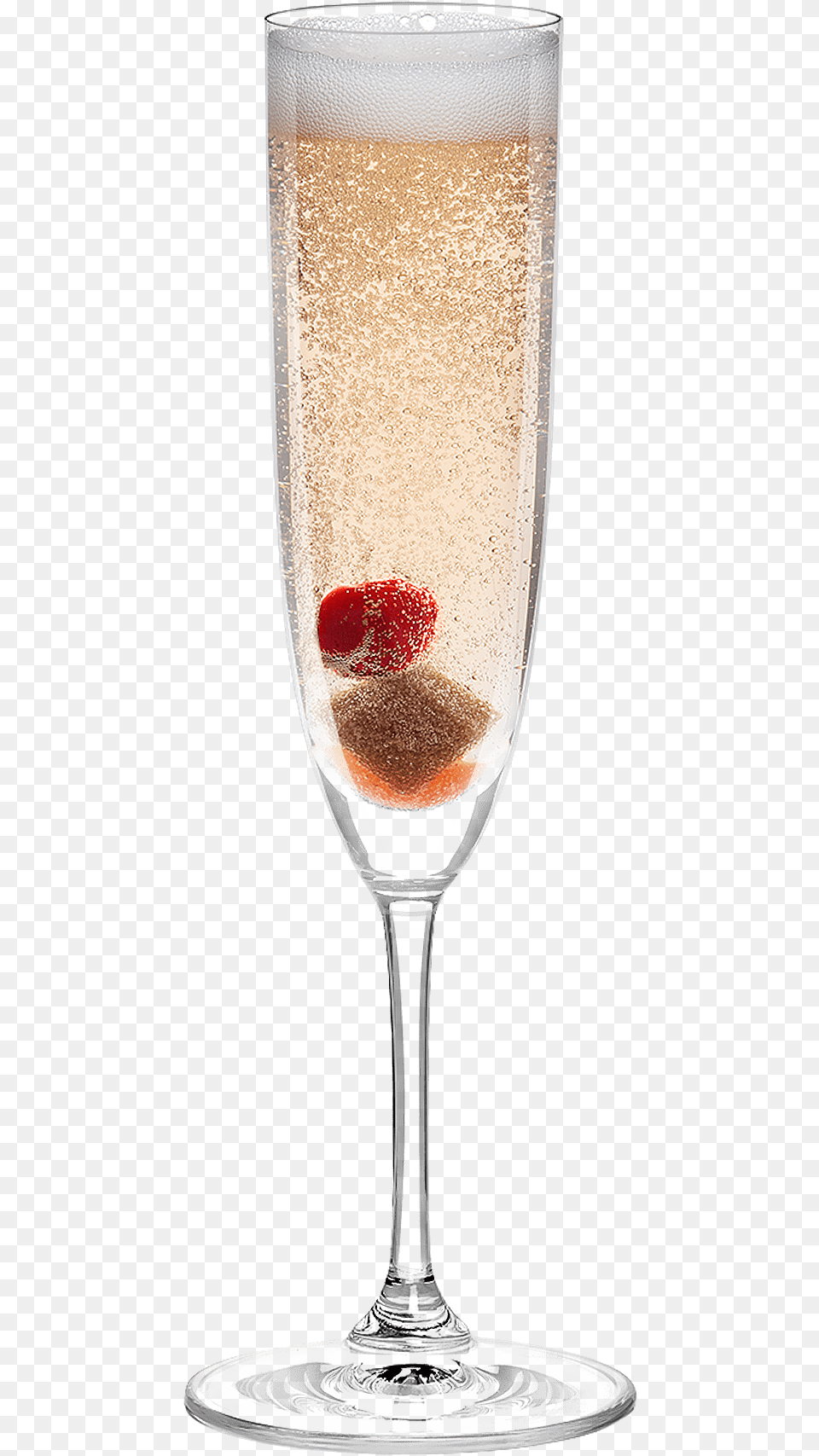 Champagne Cocktail Champagne Cocktail, Glass, Berry, Raspberry, Produce Png