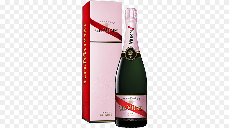 Champagne Cordon Rouge Rose Nv Mumm Napa Brut Rose, Alcohol, Wine, Liquor, Wine Bottle Png Image
