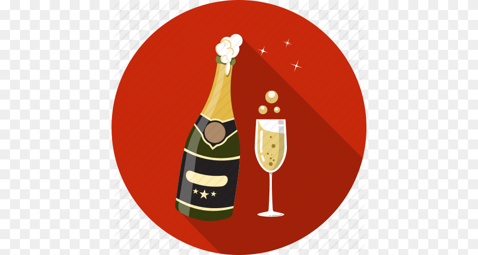 Champagne Cup Drink Glass New Star Icon, Alcohol, Beverage, Bottle, Liquor Png Image