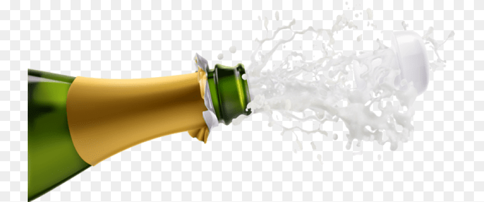 Champagne Explosion Transparent Champagne Explosion Transparent, Bottle, Alcohol, Beer, Beverage Png Image