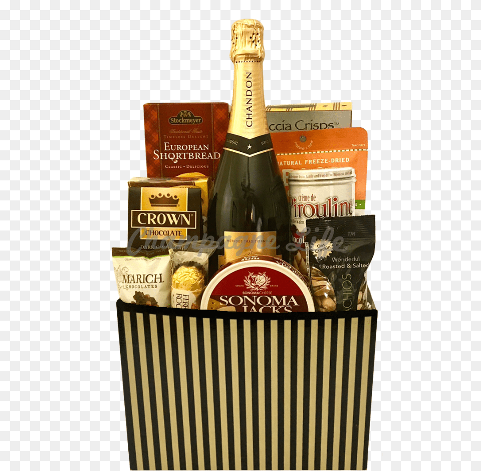 Champagne Gift Box Barware, Alcohol, Beer, Beverage, Bottle Png Image