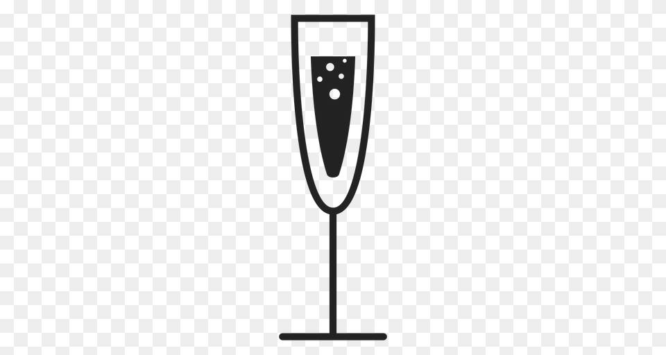 Champagne Glass Flat Icon, Alcohol, Beverage, Goblet, Liquor Free Png Download