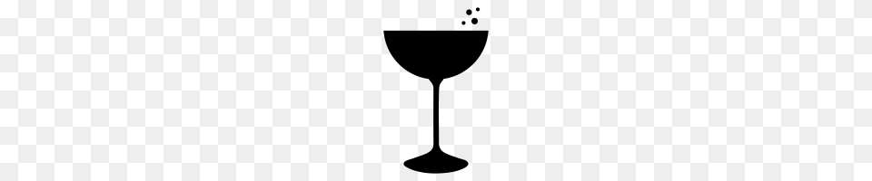 Champagne Glass Icons Noun Project, Gray Free Png Download