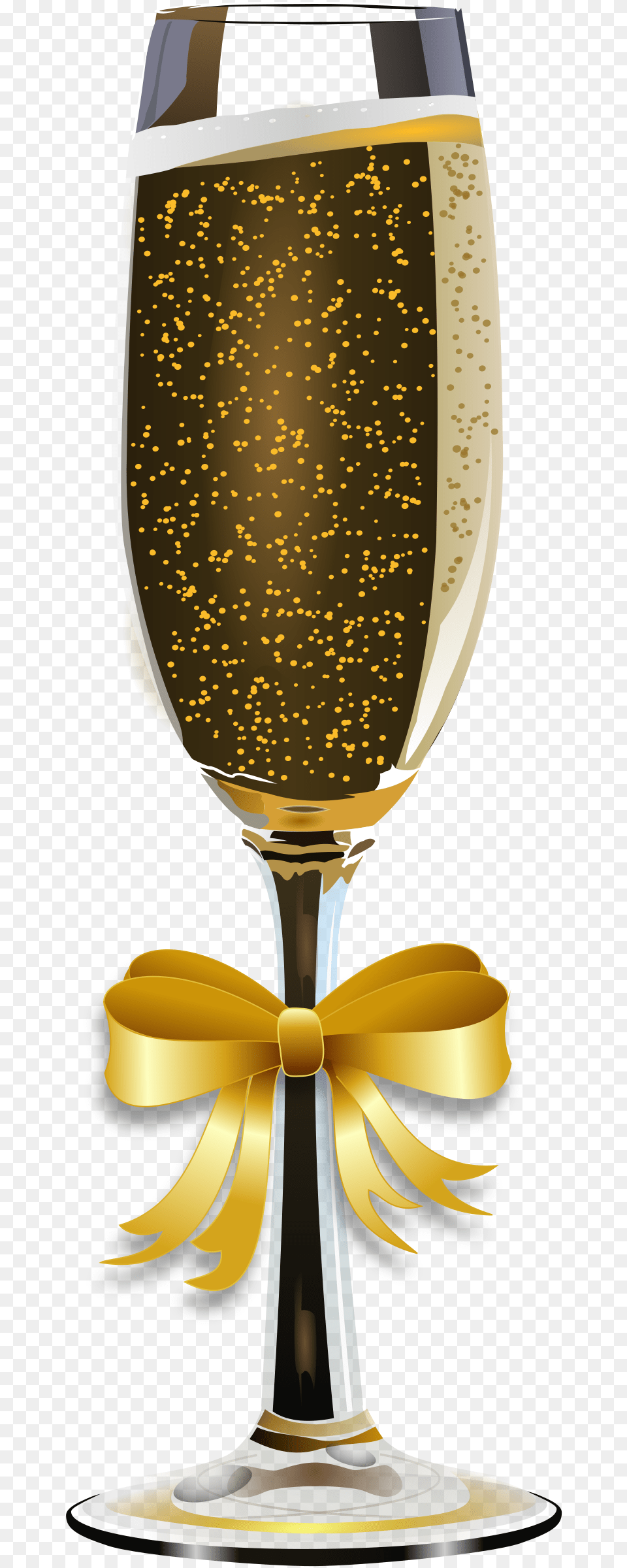 Champagne Glass Remix 2 Clipart Gold Champagne Glass, Alcohol, Beverage, Goblet, Liquor Png Image
