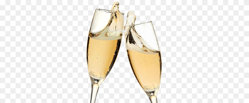 Champagne Glasses With Transparent Champagne Glasses Cheers, Alcohol, Beverage, Glass, Liquor Free Png Download
