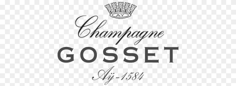 Champagne Gosset Logo, Text Free Png