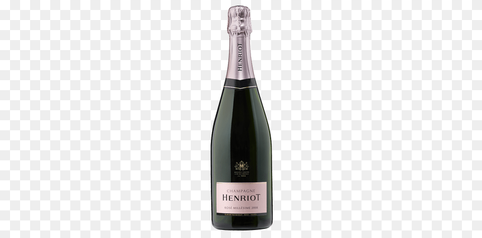 Champagne Henriot Brut Rose Vintage, Alcohol, Beverage, Bottle, Liquor Free Png Download