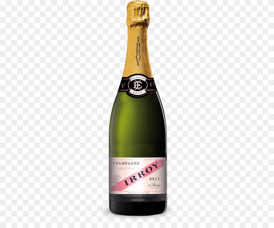 Champagne Irroy Brut Rose, Alcohol, Beverage, Bottle, Liquor Png