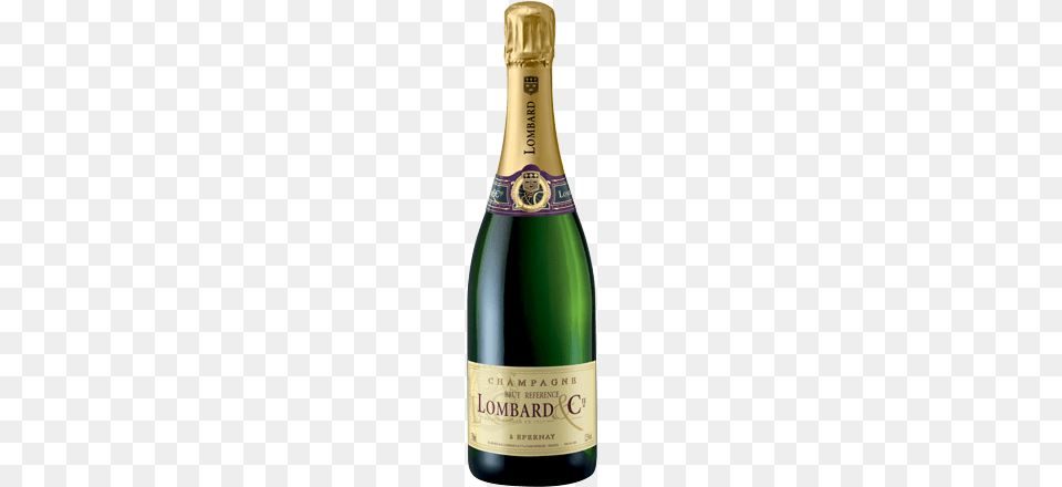 Champagne Lombard Cie Brut Reference, Alcohol, Beverage, Bottle, Liquor Free Png Download