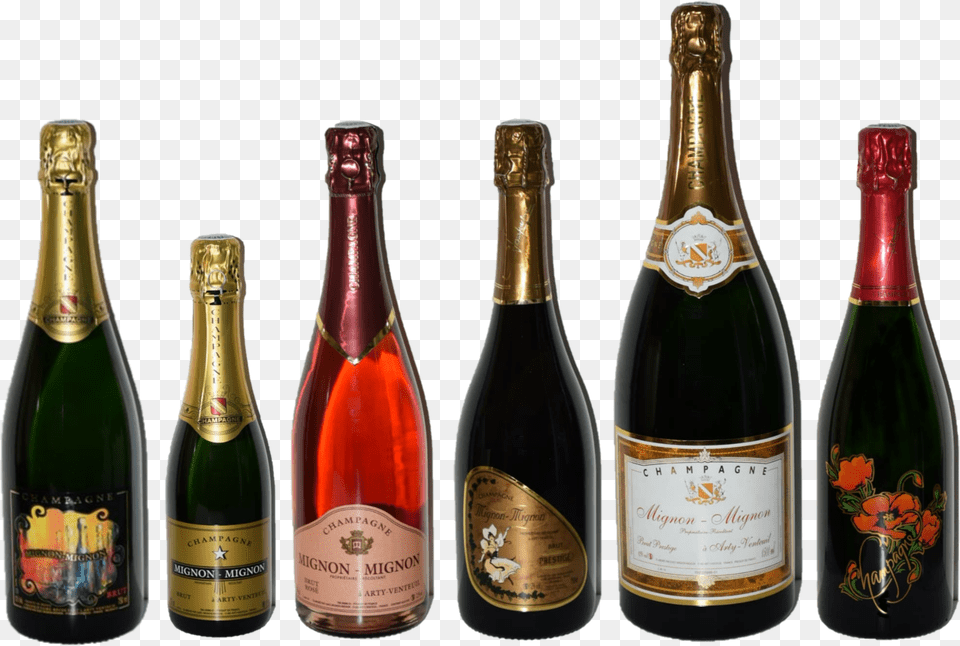 Champagne Mignon Mignon, Alcohol, Beverage, Bottle, Liquor Png Image