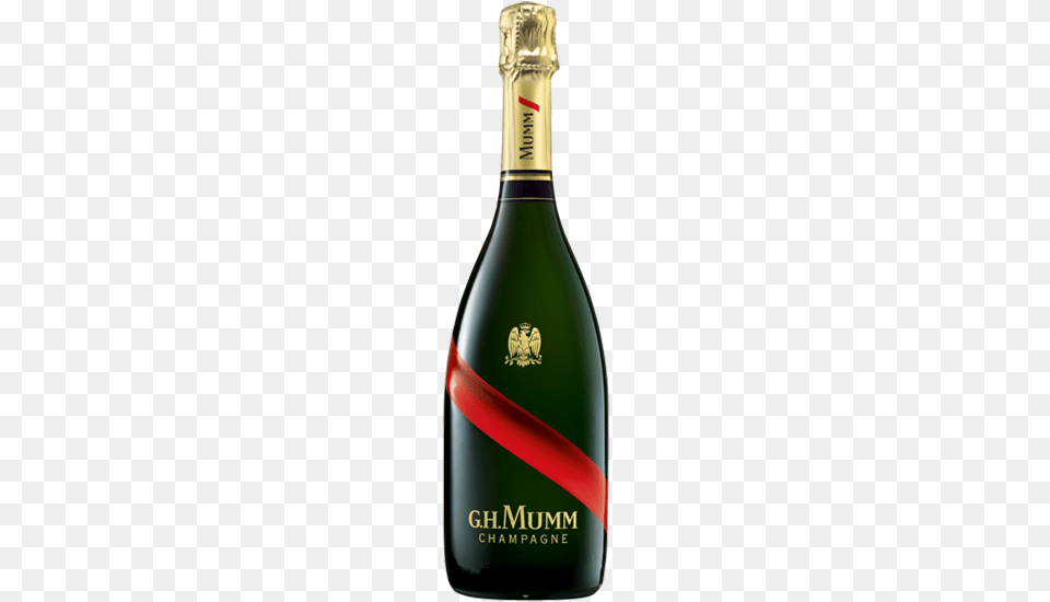 Champagne Mumm Grand Cordon, Alcohol, Beverage, Bottle, Liquor Png