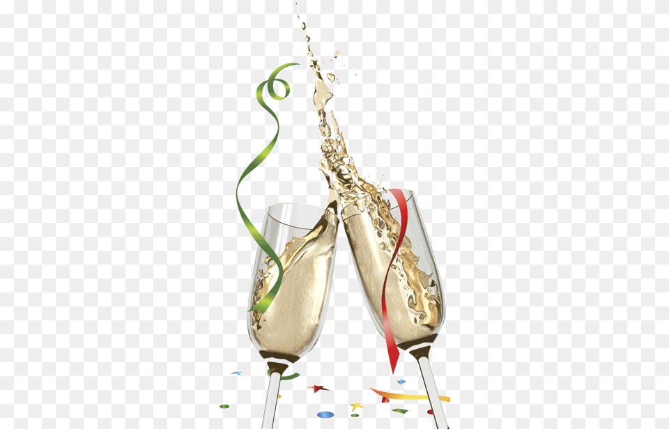 Champagne New Yearu0027s Transparent U0026 Clipart Free Sparkling Wine Glass, Liquor, Alcohol, Beverage, Wine Glass Png Image