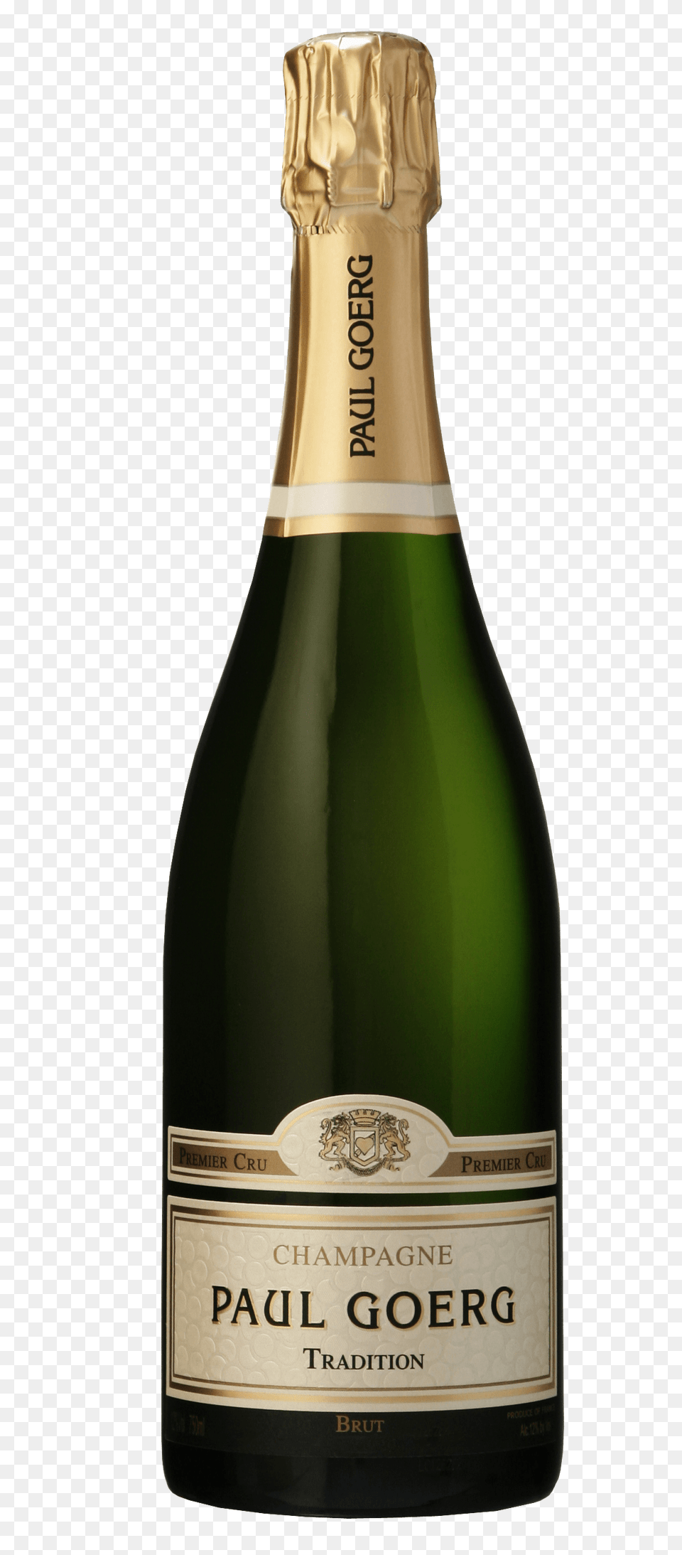 Champagne Paul Goerg Tradition Brut, Alcohol, Beverage, Bottle, Liquor Free Png