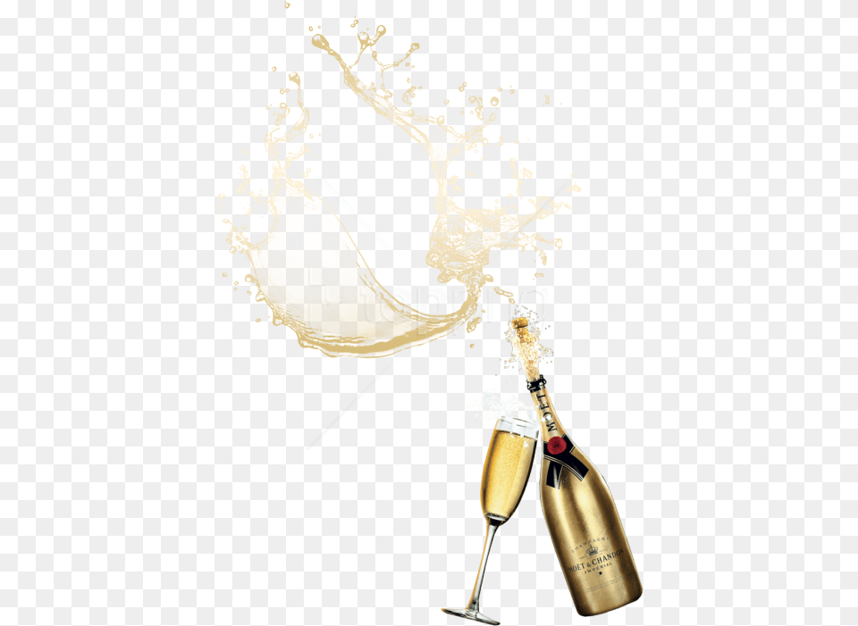 Champagne Popping Images Transparent Transparent Champagne Bottle, Glass, Alcohol, Beverage, Liquor Free Png