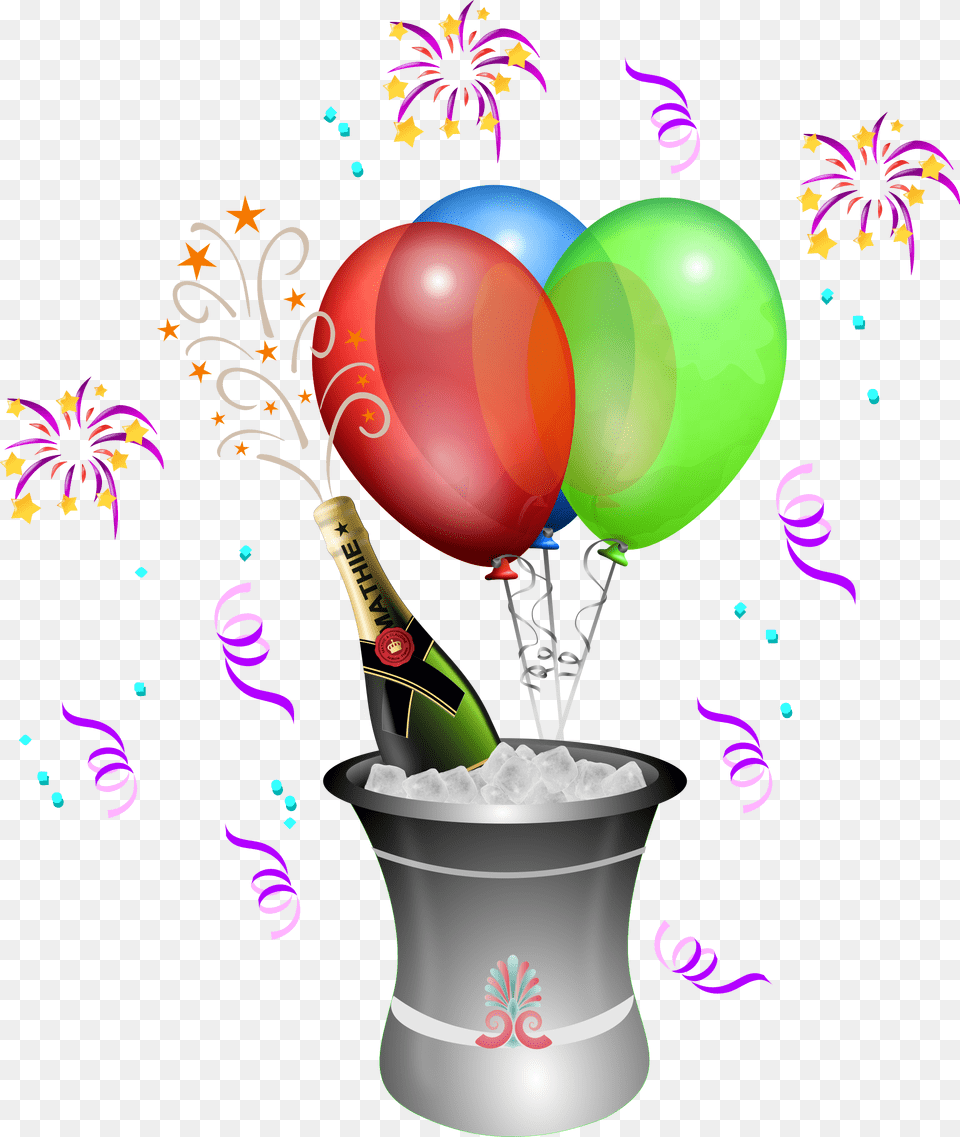 Champagne Showers Icons, Balloon, Art, Graphics Png Image