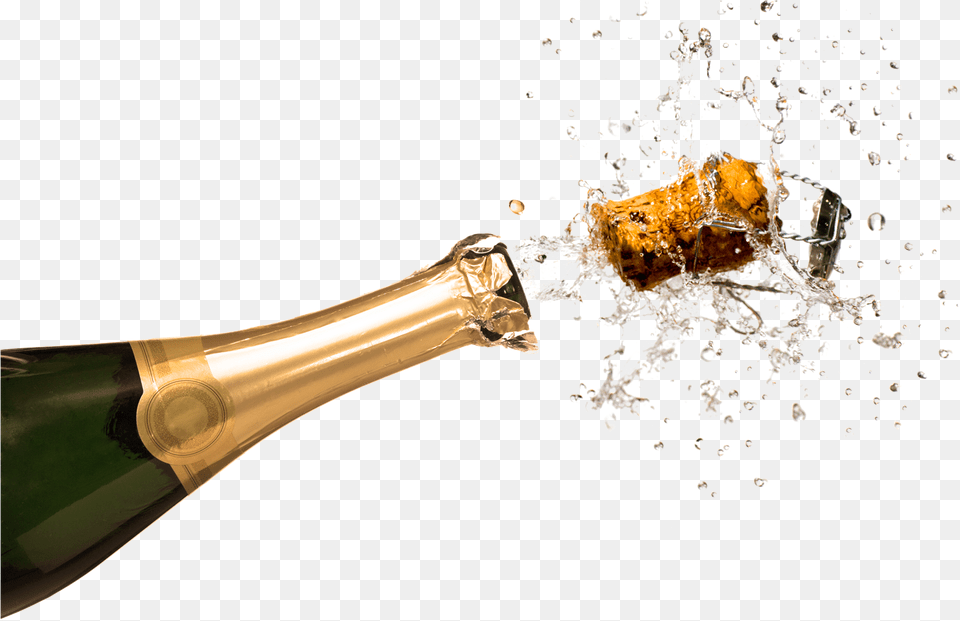 Champagne Splash Hd Photo Pouring Champagne, Bottle, Alcohol, Beverage, Liquor Png Image