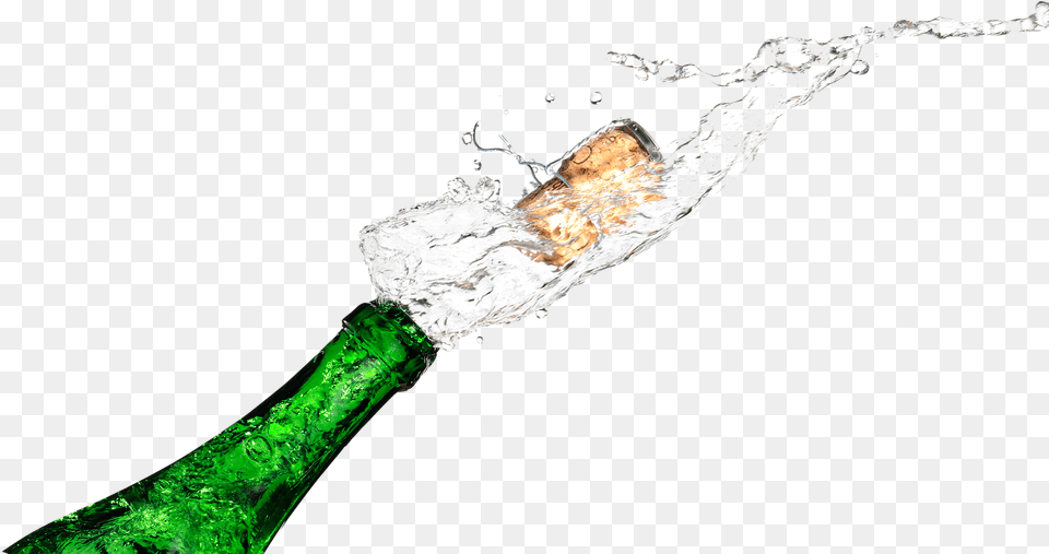 Champagne Splash Transparent Images Champagne Bottle Transparent, Cork Free Png