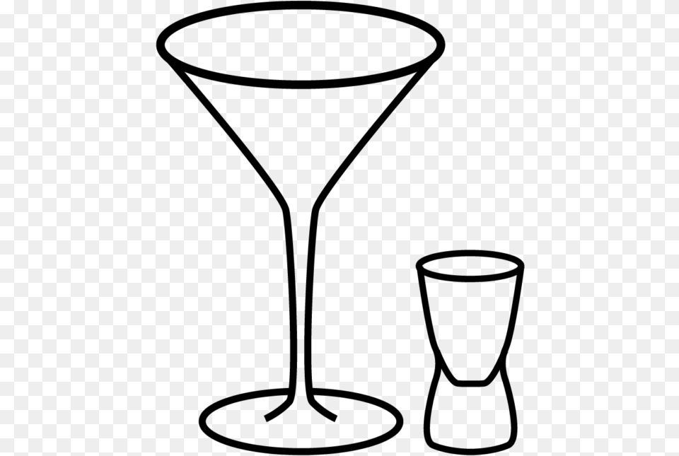 Champagne Stemware, Gray Png