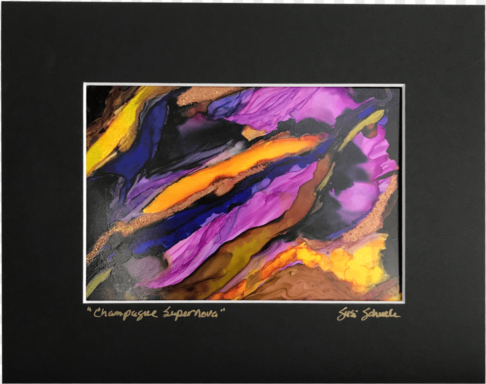 Champagne Supernova Second Touch Art, Canvas, Modern Art, Purple, Painting Png Image