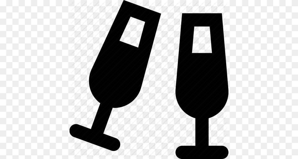 Champagne Toast Icon, Glass, Device Free Png