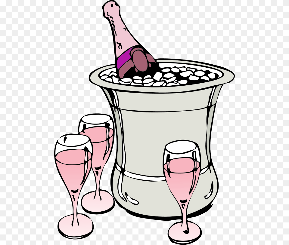 Champagne Transparent Cartoon Picture Champagne Clip Art, Glass, Alcohol, Beverage, Liquor Png Image
