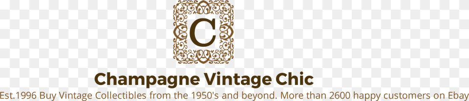 Champagne Vintage Chic Circle, Text, Logo Png Image