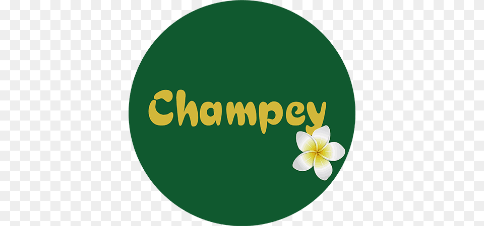 Champey Restaurant Logo Cham Pey Logo, Flower, Petal, Plant, Green Png Image