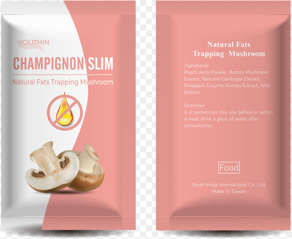 Champignon Slim Mushroom Slimming Mushroom, Advertisement, Poster, Bottle Png