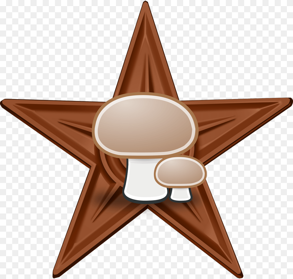 Champinon Barnstar Hires Clipart, Star Symbol, Symbol, Appliance, Ceiling Fan Free Png