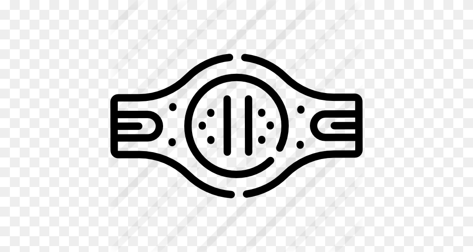 Champion Belt, Gray Png