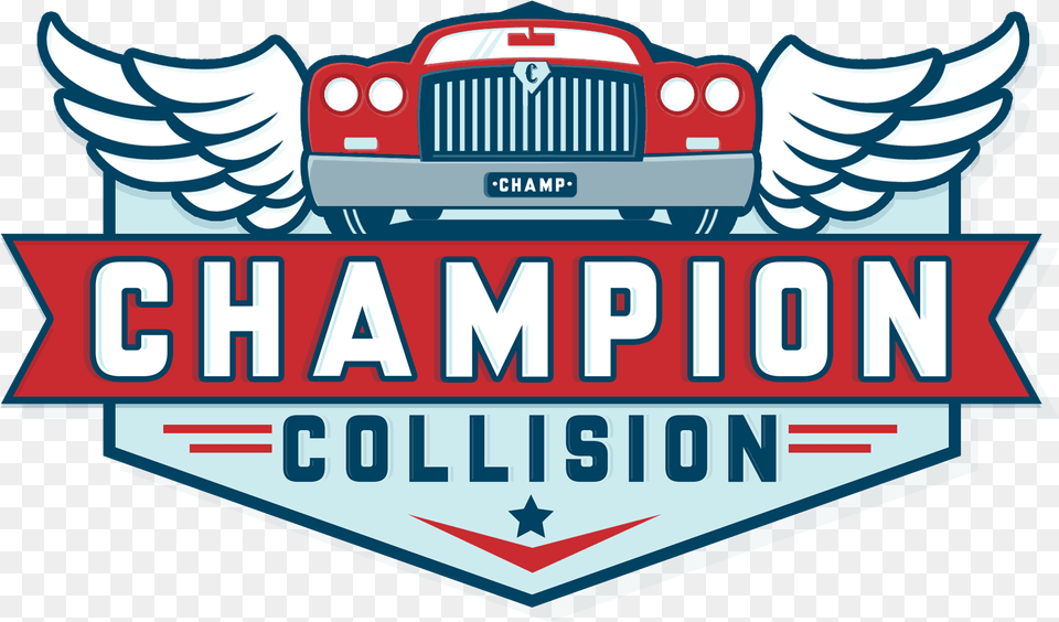Champion Collision Car, Logo, Transportation, Vehicle, Scoreboard Free Transparent Png