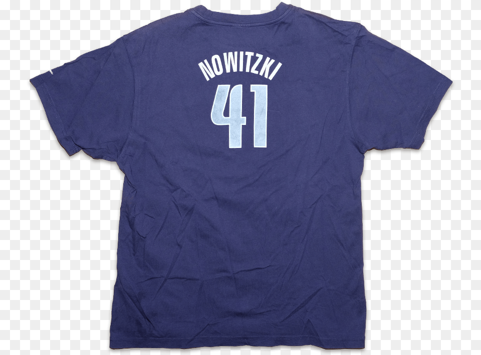 Champion Dirk Nowitzki T Shirt Xlarge Dallas Mavericks Jersey, Clothing, T-shirt Free Png Download