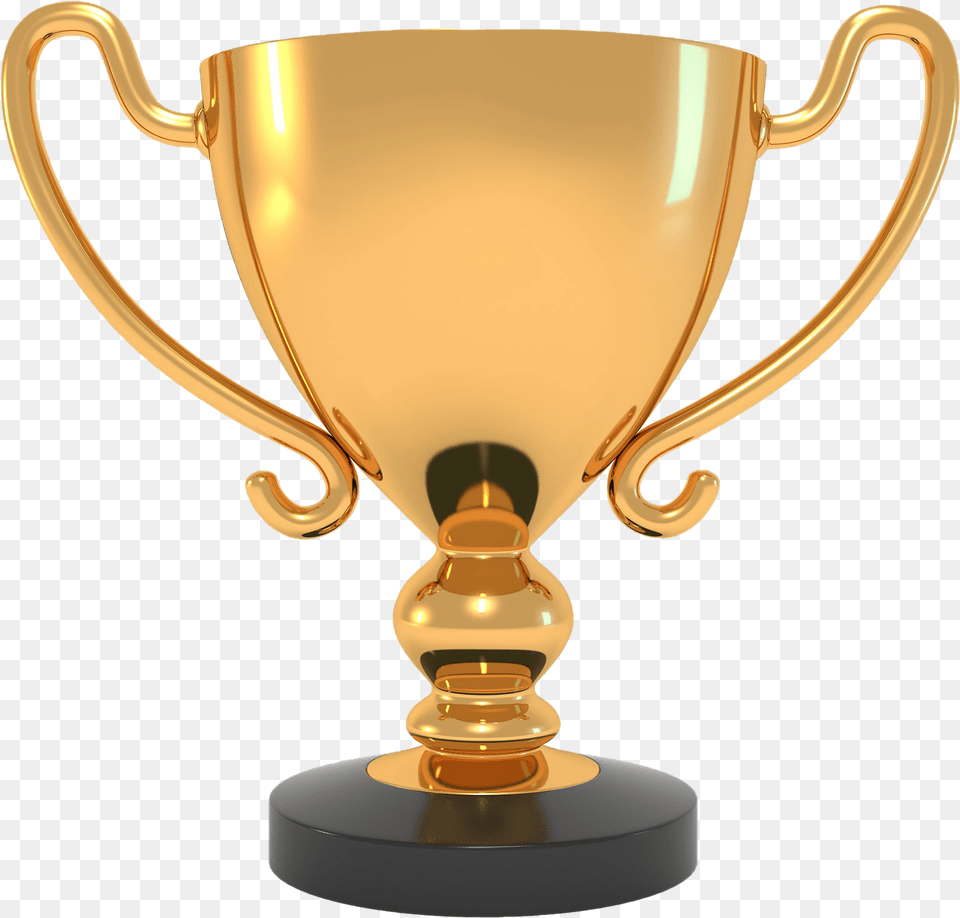 Champion Gold Cup High Quality Image Winner Cup 3d Model, Trophy Free Transparent Png