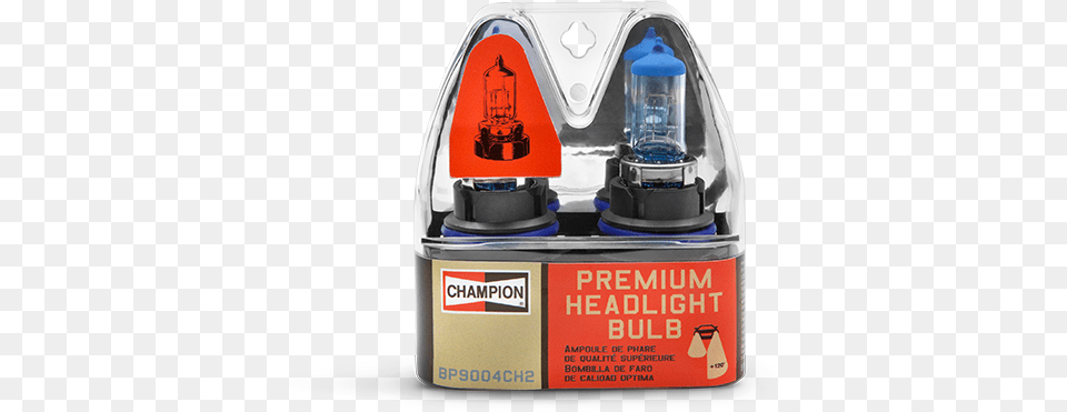 Champion Premium Headlight Bulb In Package Transparent Champion Federal Mogul, Bottle, Lamp, Device, Shaker Free Png