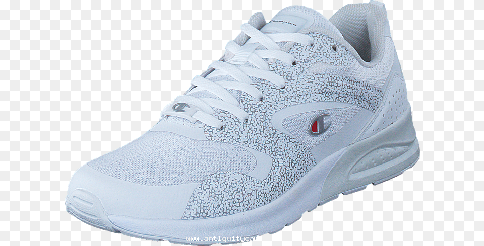 Champion White Low Cut Shoe Sleek 00 Womens Synthetic Sleek Champion, Clothing, Footwear, Sneaker, Running Shoe Free Transparent Png