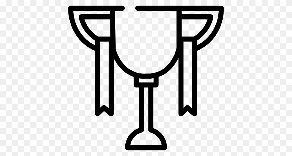 Champion Winner Trophy Cup Award Icon, Glass, Stencil, Smoke Pipe Free Png Download